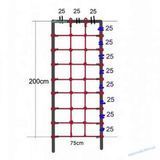 Сетка для лазанья c S-Hook 0,75*2 м краcная