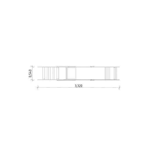 Дитяча вулична гірка 120см DKP-001 на майданчик DKP-001 фото реальне зображення товару