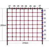 Сетка для лазанья 2,00 x 2,10 м S-Hook для детских игровых комплексов