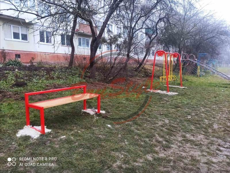 Уличная антивандальная скамейка "Дели" на площадку DIO977 фото и изображение в Украине