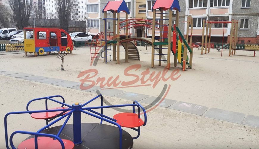 Металлическая уличная детская карусель на площадку DIO306 фото и изображение в Украине