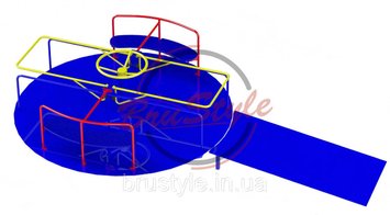 Сайт Карусель для детей с инвалидностью (ОФВ) уличная на площадку DIO1102 фото изображение