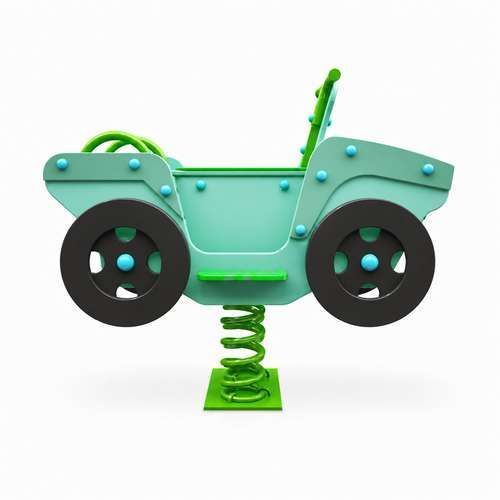Гойдалка на пружинці &ldquo;Квадроцикл&rdquo; вулична дитяча K-43 фото реальне зображення товару