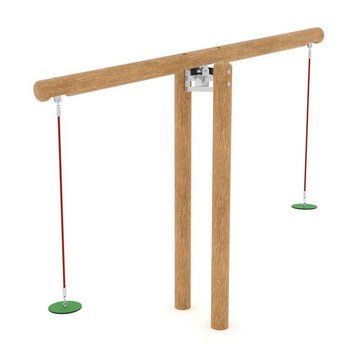 Детская игровая деревянная качалка-балансир "Wood Play" на площадку WP104 фото и изображение в Украине