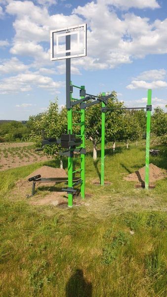 Спортивный комплекс Х-35 Оборудование на спортивную площадку уличное 4474 фото и изображение в Украине