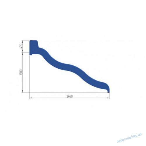 Сайт Спуск дитячої гірки "Каскад" N-1176 фото зображення