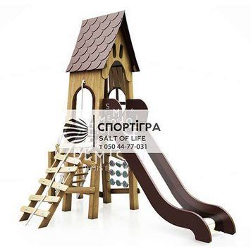 Дитячий комплекс для вулиці Вежа базова NB-02 фото реальне зображення товару