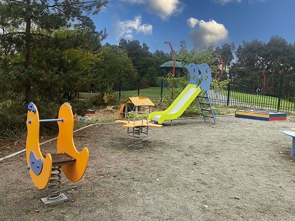 Уличная детская горка средняя Дельфин G12 фото и изображение в Украине